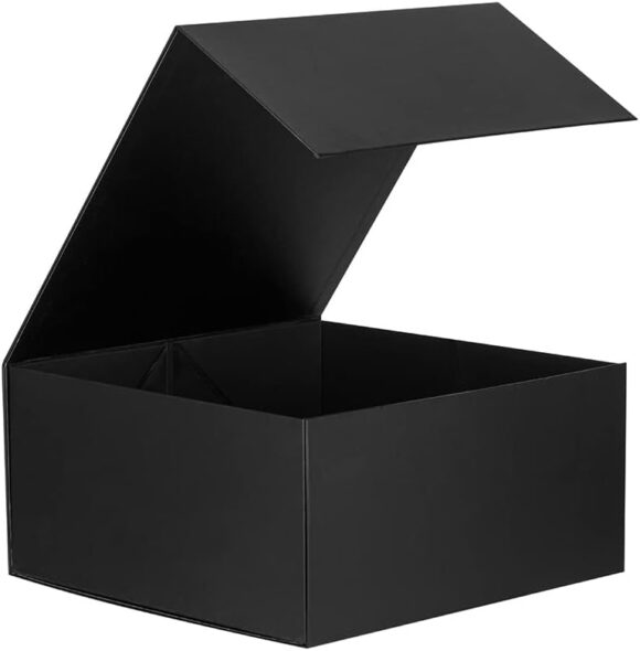 16-Pack Large Black Gift Boxes: Stylish Packaging for Any Occasion