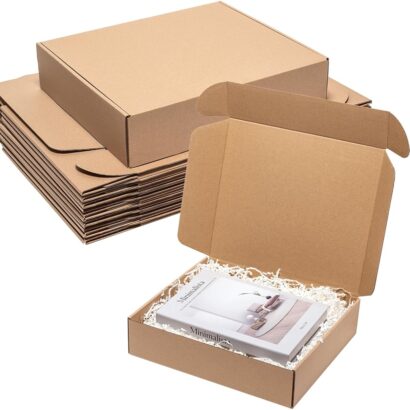 20 Pack 13x11x3 Inch Corrugated Shipping Boxes for Small Businesses