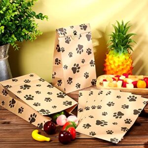 200 Paw Print Paper Bags: Perfect for Treats and Party Favors