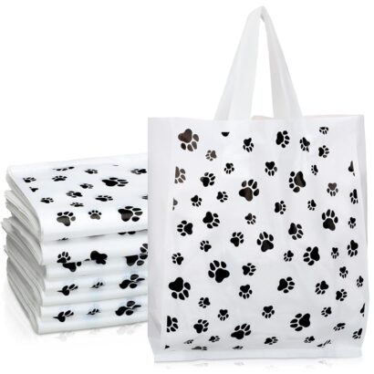300 Dog Paw Print Bags: Perfect for Treats, Gifts, and Small Businesses