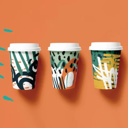 Charming Coffee Cups with Lids for Perfect Gift Packaging & Promotions
