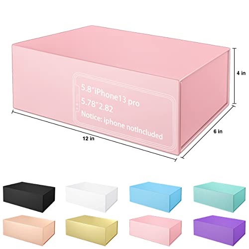 Chic Pink Magnetic Closure Gift Box for All Your Special Occasions