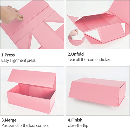 Chic Pink Magnetic Closure Gift Box for All Your Special Occasions
