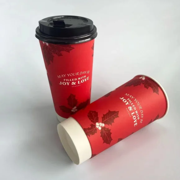Custom Double-Wall Paper Cups: Perfect for Coffee on the Go