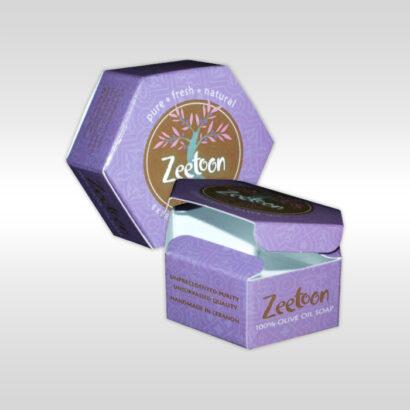 Custom Hexagon Cardboard Boxes for Soap Packaging in the USA