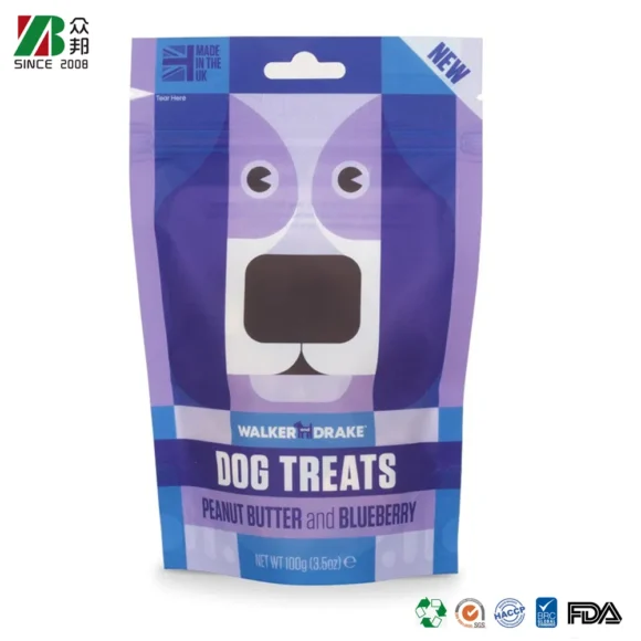 Custom High Barrier Aluminum Foil Bags for Pet Treat Packaging