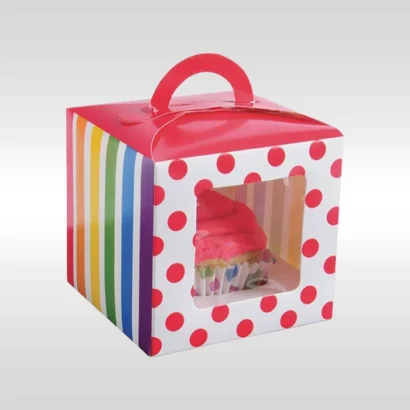 Custom Kraft Cake Boxes with Handle: Perfect for Every Celebration