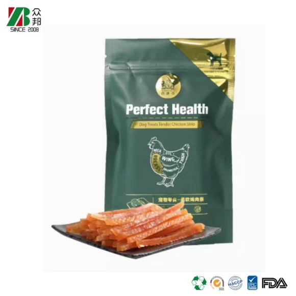 Custom Laminated Metallized Bags for Pet Treats and Snacks