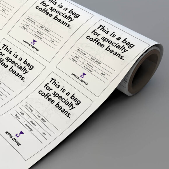 Custom Printed Roll Stock Solutions for Coffee Bags by MTPak Coffee