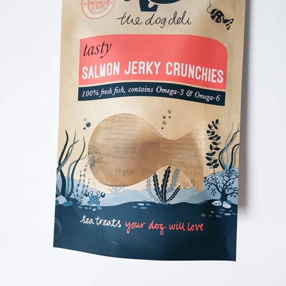 Custom Resealable Kraft Pouch Bags for Pet Treat Packaging