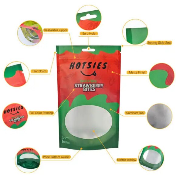 Custom Resealable Pouches for Freeze-Dried Dog Treats Packaging