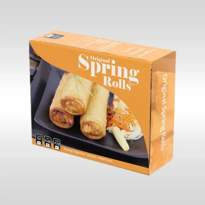 Custom Spring Rolls Packaging Boxes for Freshness and Appeal