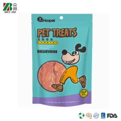 Custom Ziplock Bags for Dog Treats and Cat Training Food