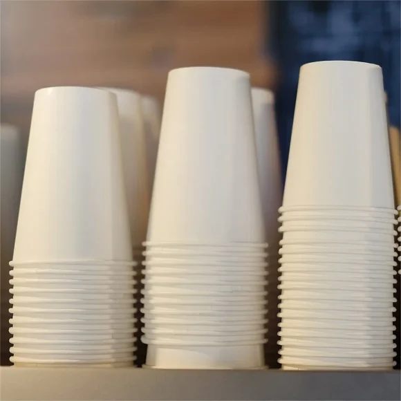 Customizable 6oz Disposable Paper Cups for Hot Coffee in Cafes