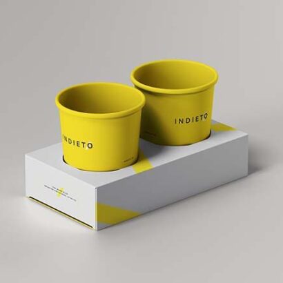 Customizable Paper Cup Holder Mockups for Your Coffee Creations