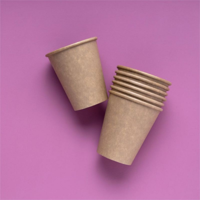 Customized Single Wall Disposable Paper Cups for Hot Beverages