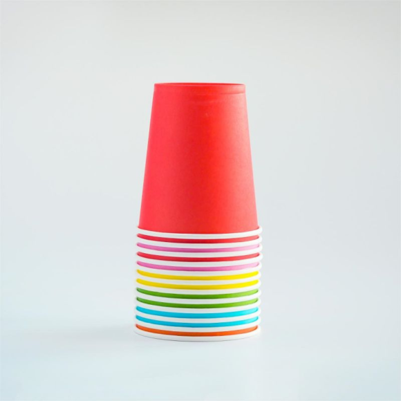 Customized Single Wall Disposable Paper Cups for Hot Coffee