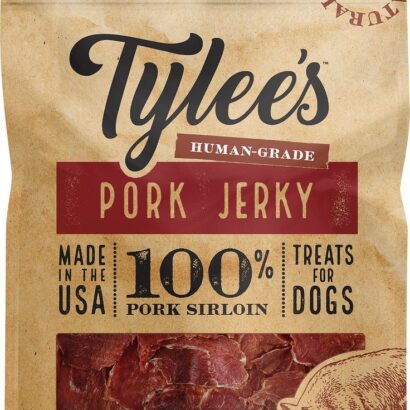 Delicious Tylee's Pork Jerky: A Human-Grade Treat for Your Dog!