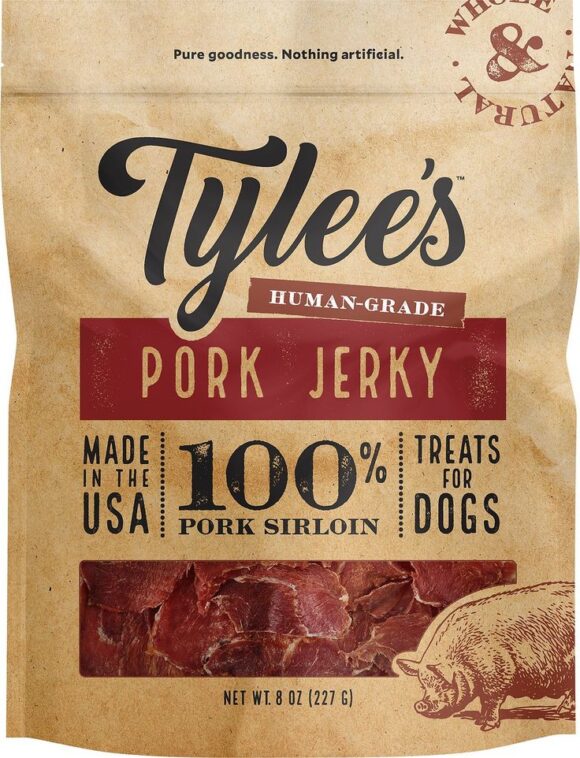 Delicious Tylee's Pork Jerky: A Human-Grade Treat for Your Dog!