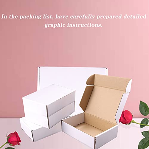 Durable 9"x6"x4" Shipping Boxes with Elegant Sealing Labels