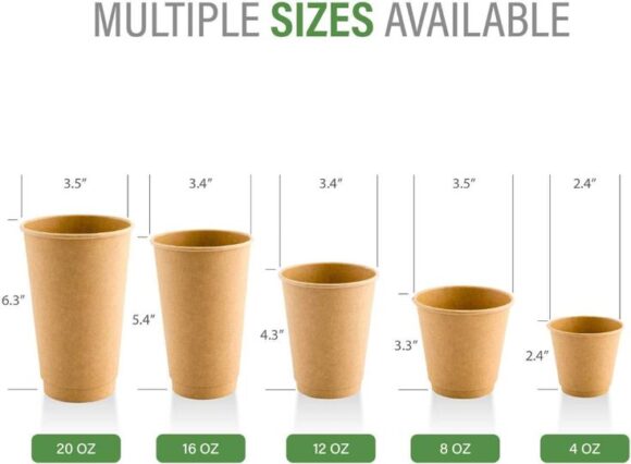 Eco-Friendly 4-Oz Kraft Cups for Hot Beverages: A Sustainable Choice