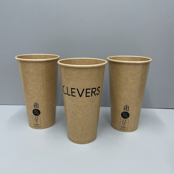Eco-Friendly Custom 20oz Ripple Paper Cups for Hot Beverages