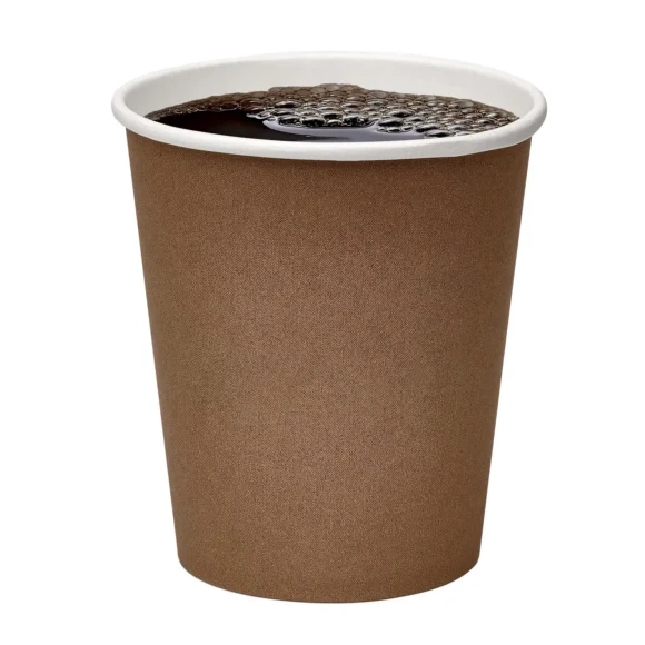 Eco-Friendly Custom Single Wall Disposable Coffee Cups for Beverages