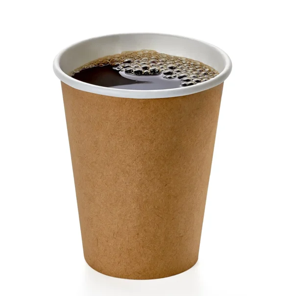 Eco-Friendly Custom Single Wall Disposable Coffee Cups for Beverages