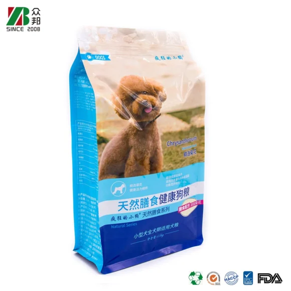 Eco-Friendly Customized Plastic Stand-Up Pouches for Pet Food