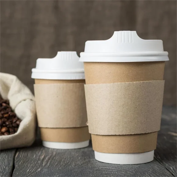 Eco-Friendly Disposable Paper Cups for Hot and Cold Beverages