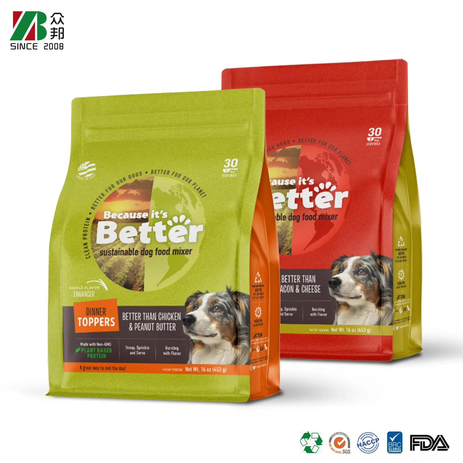 Eco-Friendly Resealable Pet Treat Bags: Sustainable Packaging Solutions