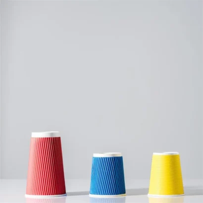 Eco-Friendly Ripple Wall Hot Drink Cups: Customized Printing Options