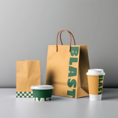 Editable Disposable Food Packaging Mockup for Creative Designs