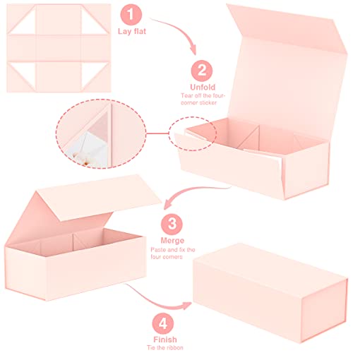 Elegant Pink Magnetic Closure Gift Box for All Occasions