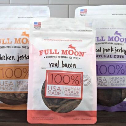 Full Moon Dog Treats Review & Giveaway: Breakfast in Bed for Your Pup!