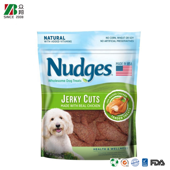 Matte Finish Ziplock Pouches: Stylish Dog Treat Bags on Sale!