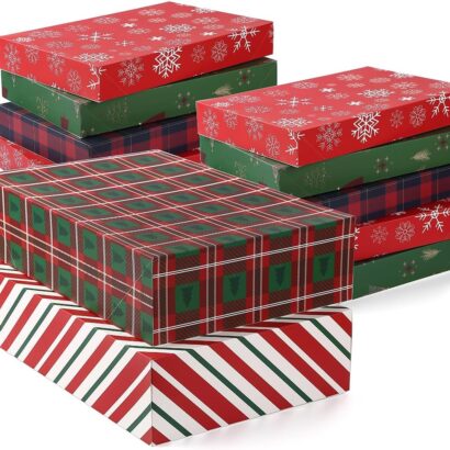 NUJOVI 13-Piece Christmas Gift Boxes: Perfect for Clothing and More!