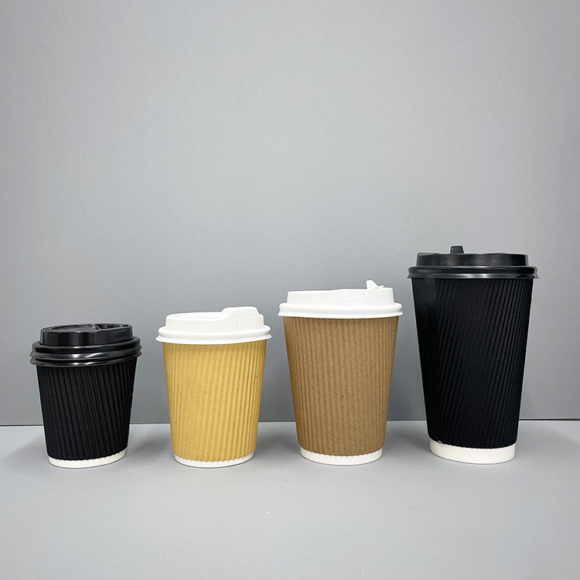 Premium Customizable Disposable Coffee Cups: 8oz, 12oz, 16oz Options