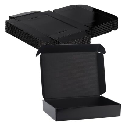Rempry 11x8x2 Black Shipping Boxes: Perfect for Small Business Needs