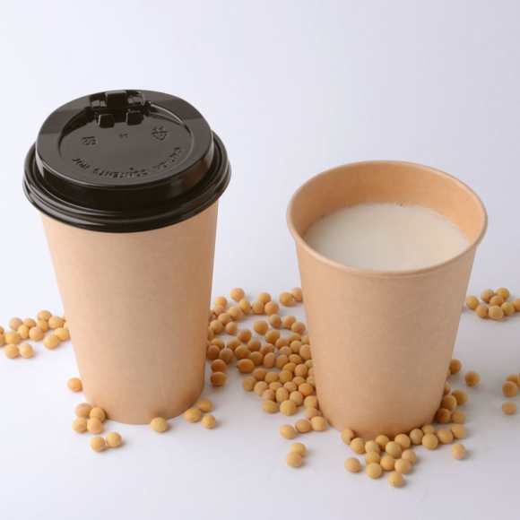 Stylish 16 Oz Insulated Brown Ripple Wall Cups for Hot Drinks On-the-Go