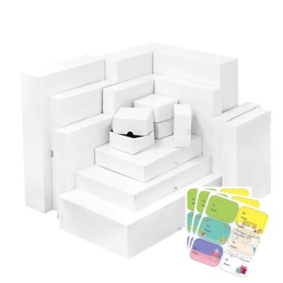 UUBEMM White Gift Boxes: Perfect for Wrapping Holiday Presents