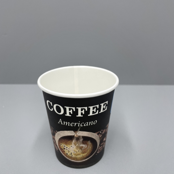 Versatile 125ml Disposable Paper Cups for Hot and Cold Beverages