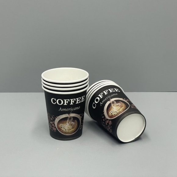 Versatile 125ml Disposable Paper Cups for Hot and Cold Beverages
