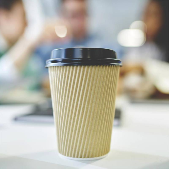 Versatile 12oz Ripple Wall Paper Cups for Hot Beverages