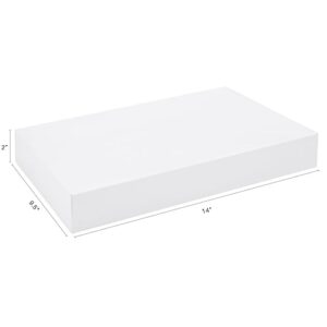 Versatile 14" White Gift Boxes: Perfect for Clothing and Presents
