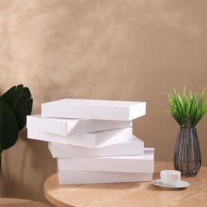 Versatile 14" White Gift Boxes: Perfect for Clothing and Presents
