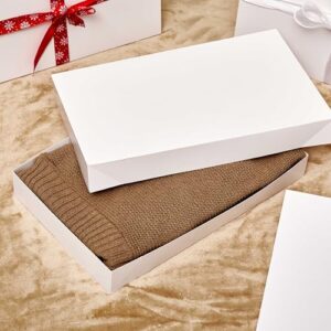 Versatile 14" White Gift Boxes: Perfect for Clothing and Presents