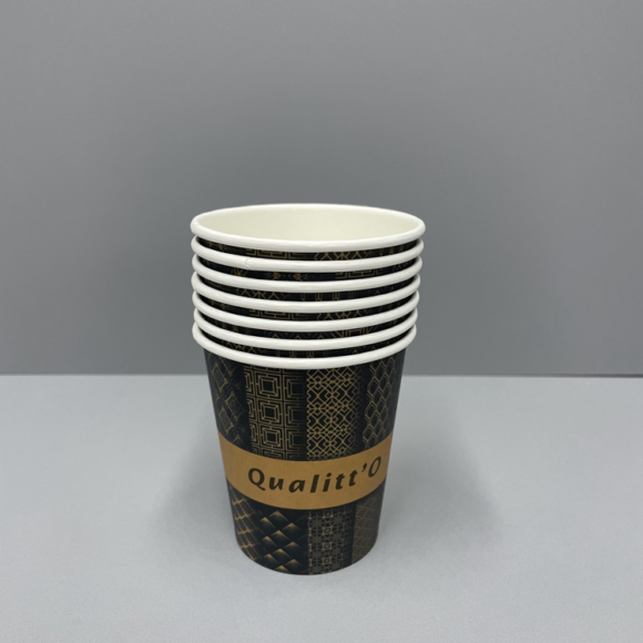 Versatile 200ml Disposable Paper Cups for Hot and Cold Beverages