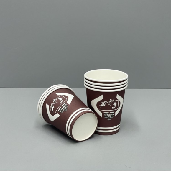 Versatile 4 Oz Disposable Paper Cups for Hot and Cold Beverages
