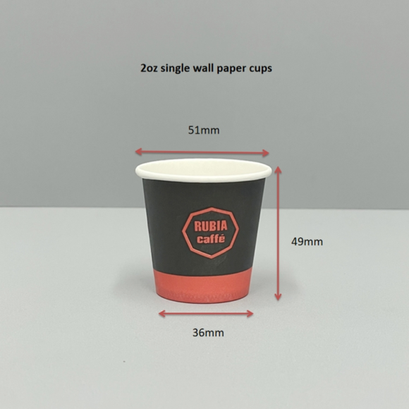 Versatile 4 Oz Disposable Paper Cups for Hot and Cold Beverages